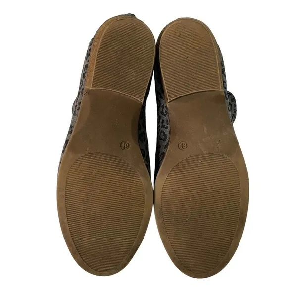 Michael Shannon Nadya Gray Suede Leopard Low Heel Booties