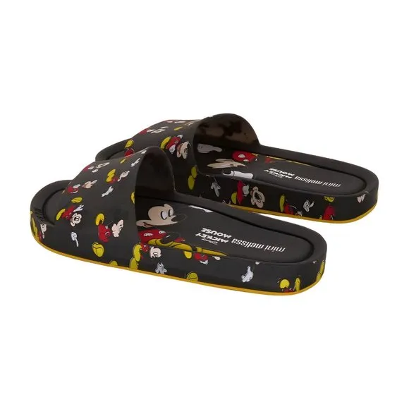 Mini Melissa Mickey Mouse Beach Slide III Sandal Boys Shoes Size 4 Big Kid