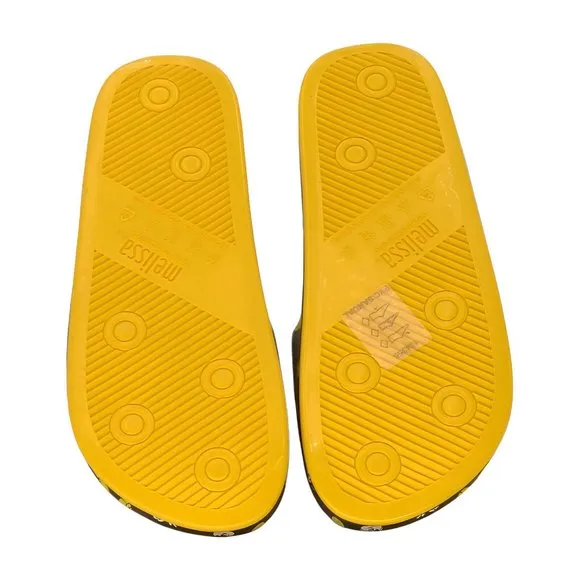 Mini Melissa Mickey Mouse Beach Slide III Sandal Boys Shoes Size 4 Big Kid