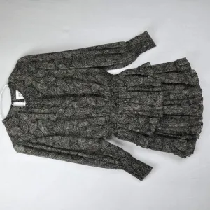 Misa Los Angeles Camila Paisley Smock Waist Long Sleeve Mini Dress Size XS NWT