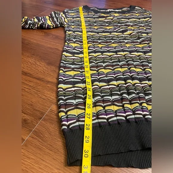 Missoni Women’s Medium Multi-Color Knit Long Sweater or Mini Dress Size 44