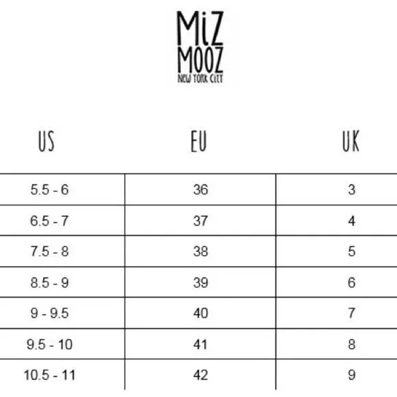 MIZ MOOZ  Bordeaux Leslee Leather Loafers Heel Womens EU 36