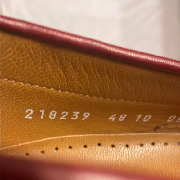 Moreschi Dark Red Leather Loafers Slip-On