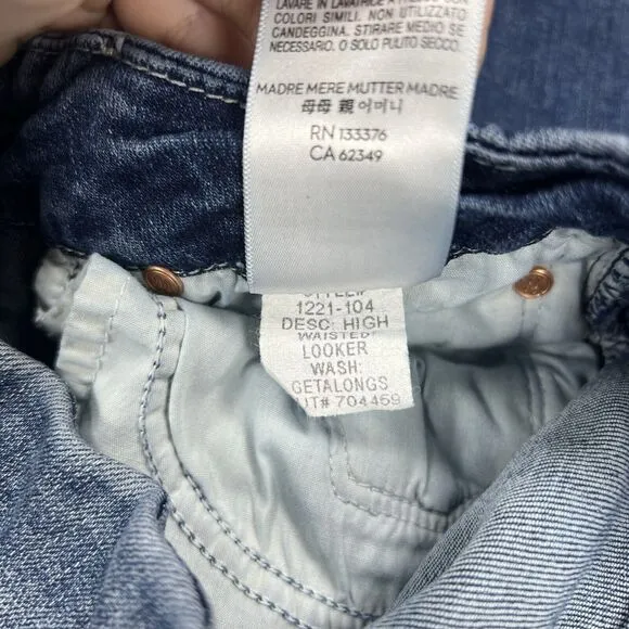 Mother High Waisted Looker Skinny High Rise Getalongs Blue Jeans Women’s Size 26