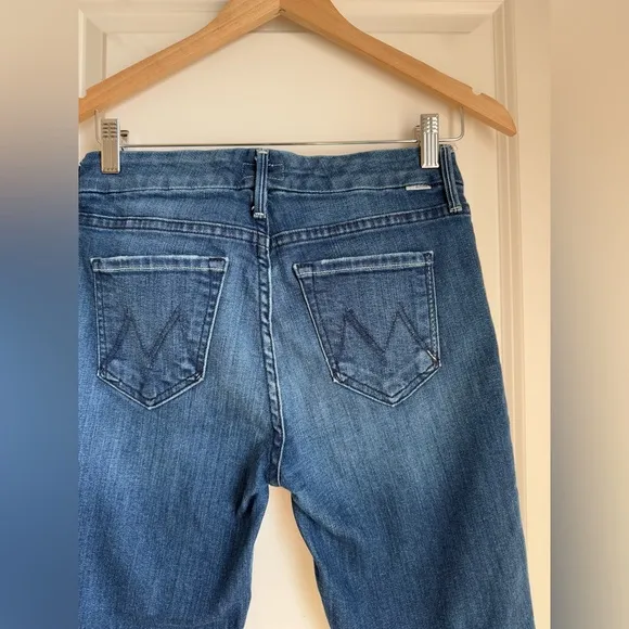 MOTHER The Looker Ankle Fray Jeans Size 25