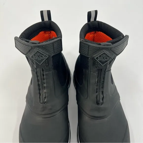 Muck Boot Company Women's Apex Mid Zip Boots in Black White Size 7