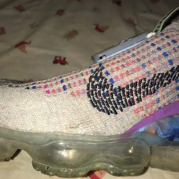 Multi color Nike vapor max sneakers (7y)