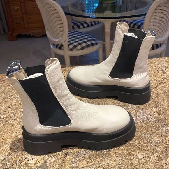 Musse &amp; Cloud Alita Ice Combat Platform Boots NEW