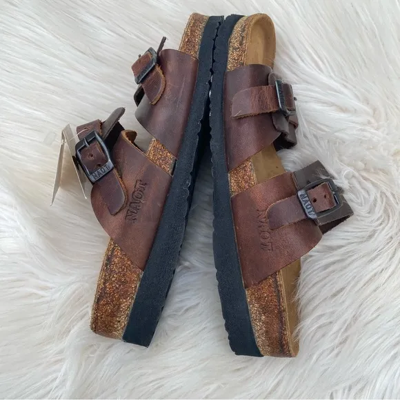 Naot Santa Cruz sandals slides Women’s 36 NWT