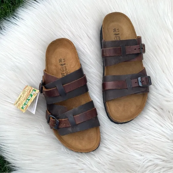 Naot Santa Cruz sandals slides Women’s 36 NWT