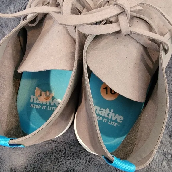 Native Apollo Chukka Dublin Gray Sneaker Boots Size 10
