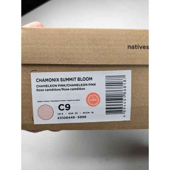 Native Chamonix Summit Bloom Blush Pink Winter Boots - Youth