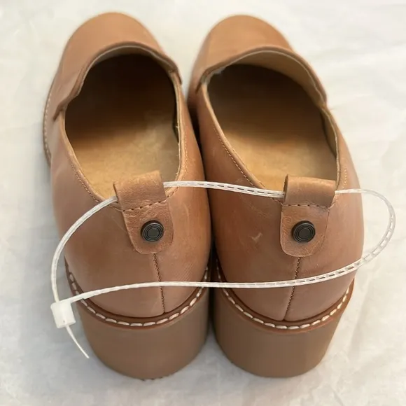 Naturalizer Darry Leather Lightweight Lug Sole Platform Loafers