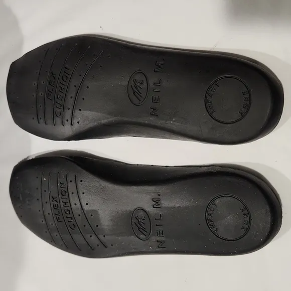 Neil M Rome Comfort Black Leather Loafers