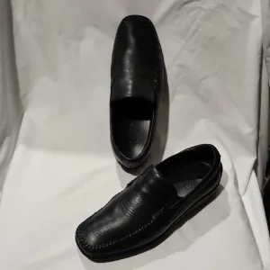 Neil M Rome Comfort Black Leather Loafers