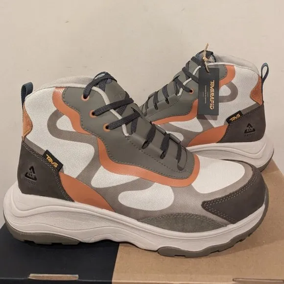 NEW $149 Teva Geotrecca RP Waterproof Hiking Boots! 10 or 11 Chateau Grey Bungee