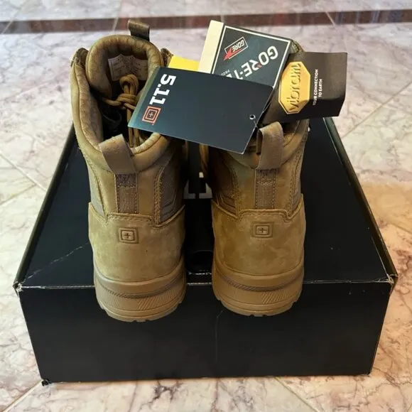 NEW 5.11 Tactical Men's A/T Elite 6&quot; Goretex Cayote 389 Boots - US 11