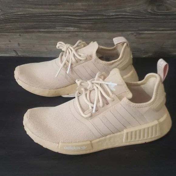 New Adidas NMD Light Peach Pink Sneakers
