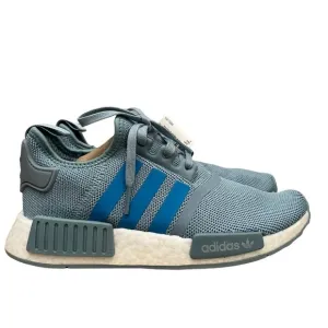 NEW Adidas NMD R1 Blue &amp; White Athletic Sneakers 4.5Y W6