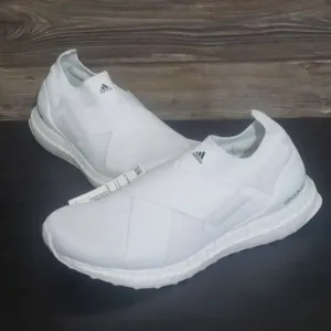 New Adidas Ultraboost Slip On DNA White Laceless Running Sneakers