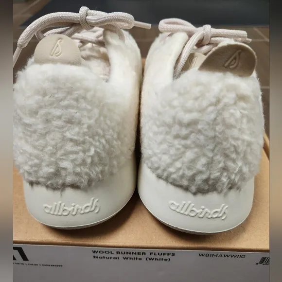 *NEW* Allbirds Mens Wool Runner Fluff Running Shoes ~WHITE ~Size 11