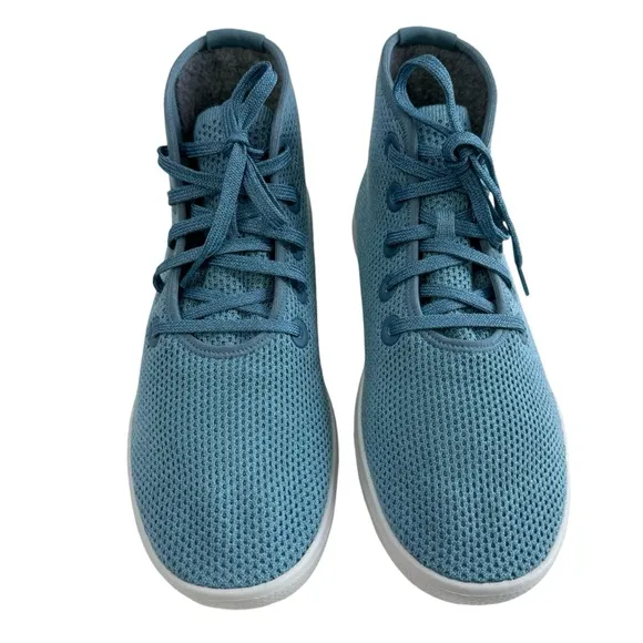 New Allbirds Tree Trooper Knit High Top Sneakers in Tide Pool Women's Size 11
