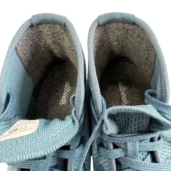 New Allbirds Tree Trooper Knit High Top Sneakers in Tide Pool Women's Size 11