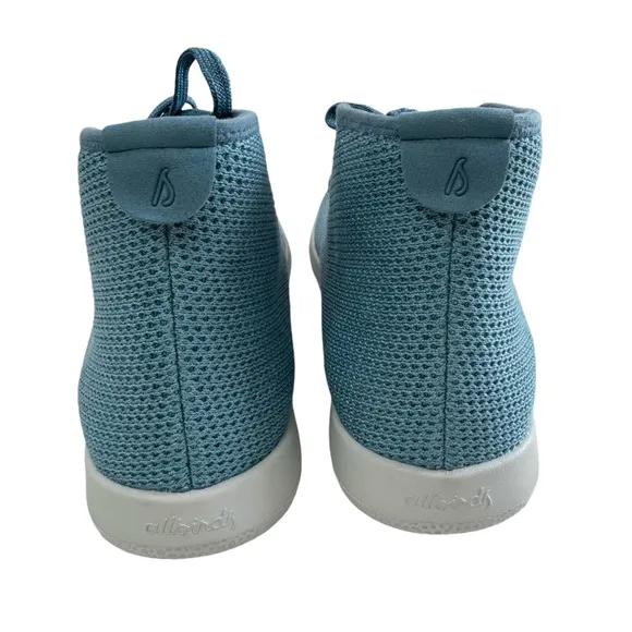 New Allbirds Tree Trooper Knit High Top Sneakers in Tide Pool Women's Size 11