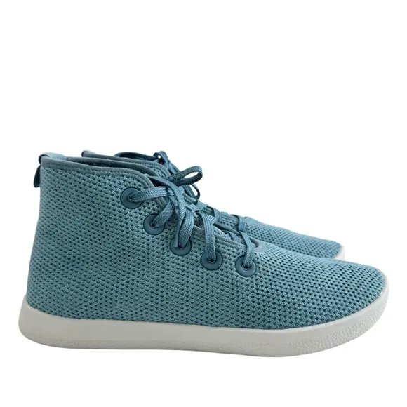 New Allbirds Tree Trooper Knit High Top Sneakers in Tide Pool Women's Size 11