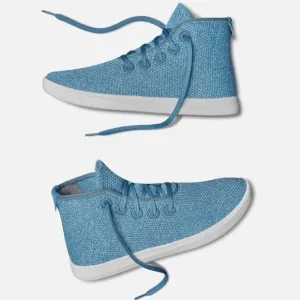 New Allbirds Tree Trooper Knit High Top Sneakers in Tide Pool Women's Size 11