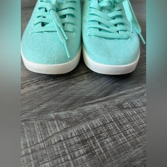 NEW! Allbirds Wool Pipers Buoyant Mint Blizzard 8 Sneakers Run Walk Gym Travel