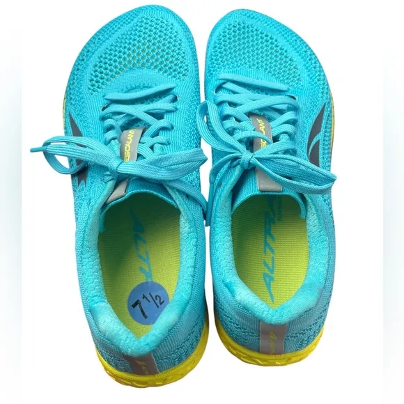 NEW Altra Escalante Racer Women’s 7.5 Blue Knit Running Sneakers ALW1933B440
