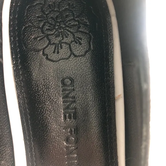 NEW! Anne Fontaine Black Velvet Loafers, Size 38