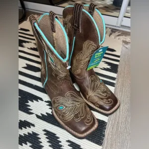 NEW Ariat Youth Bright Eyes II Western Boots Size 11