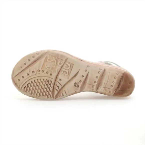 NEW A.S.98 women's neven wedge sandals in dust