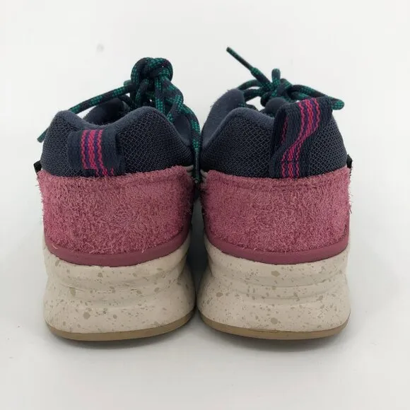 New Balance Blue-Pink Comfort Sneakers | Lace Up, Logo Detail