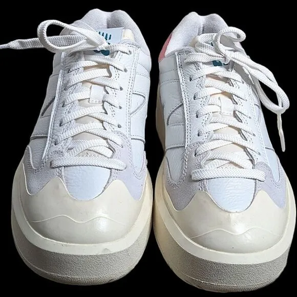 New Balance Chunky White &amp; Pink Leather CT 302 Sneakers 10.5 W 9 M 42.5 Euro