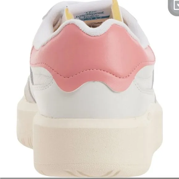 New Balance Chunky White &amp; Pink Leather CT 302 Sneakers 10.5 W 9 M 42.5 Euro