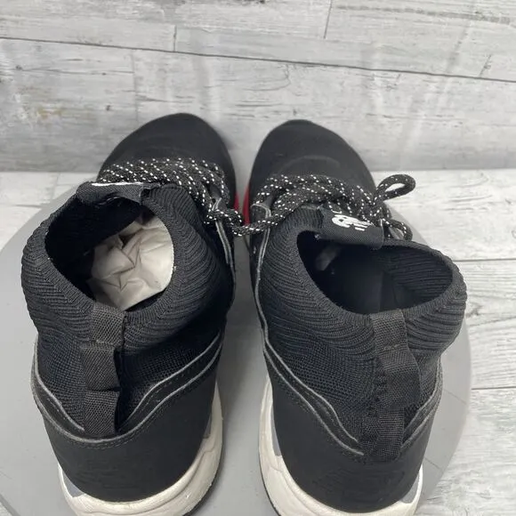New Balance Mid 247 Black/White Mesh Knit Shoes Sneakers Mens Lifestyle Size 12