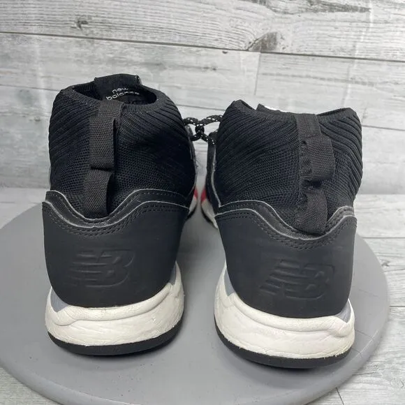 New Balance Mid 247 Black/White Mesh Knit Shoes Sneakers Mens Lifestyle Size 12