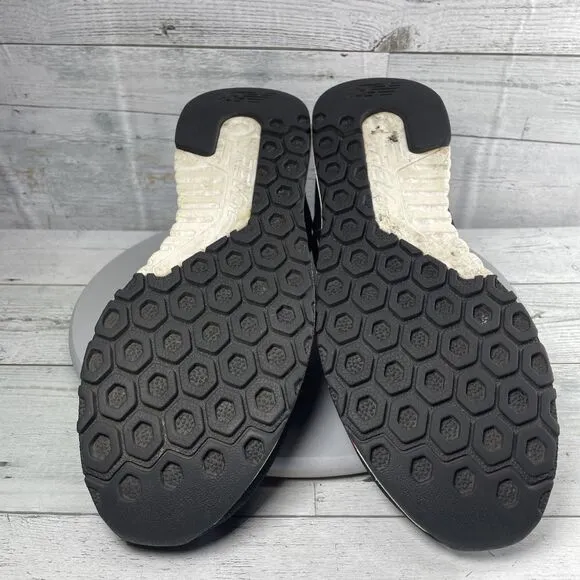 New Balance Mid 247 Black/White Mesh Knit Shoes Sneakers Mens Lifestyle Size 12