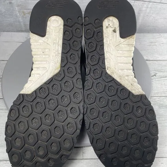 New Balance Mid 247 Black/White Mesh Knit Shoes Sneakers Mens Lifestyle Size 12