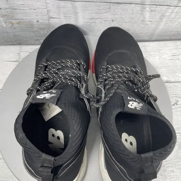 New Balance Mid 247 Black/White Mesh Knit Shoes Sneakers Mens Lifestyle Size 12