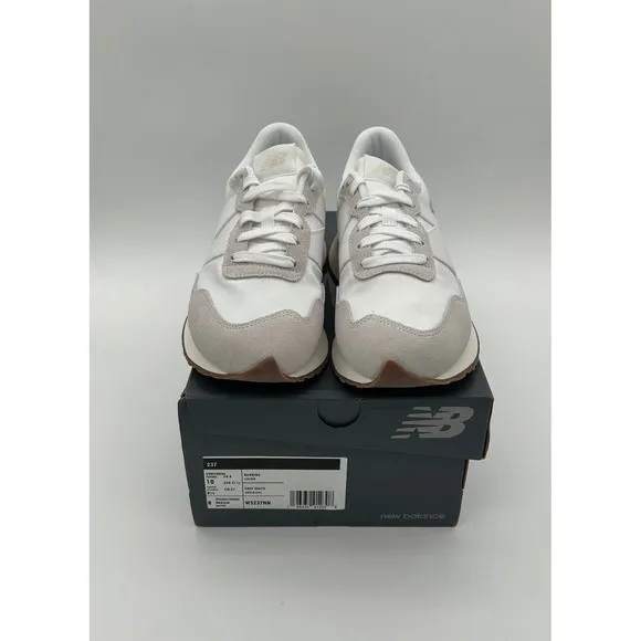 New Balance NB237NN Running Shoes Casual Everyday Gray White Women's Size 10