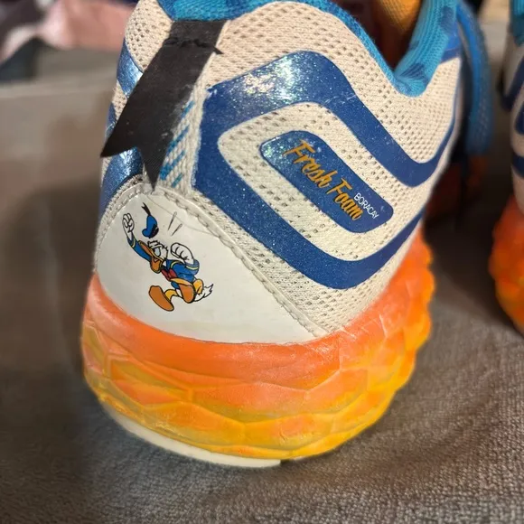 New Balance Run Disney 2015 Donald Duck Running Shoes Mens Size 9.5
