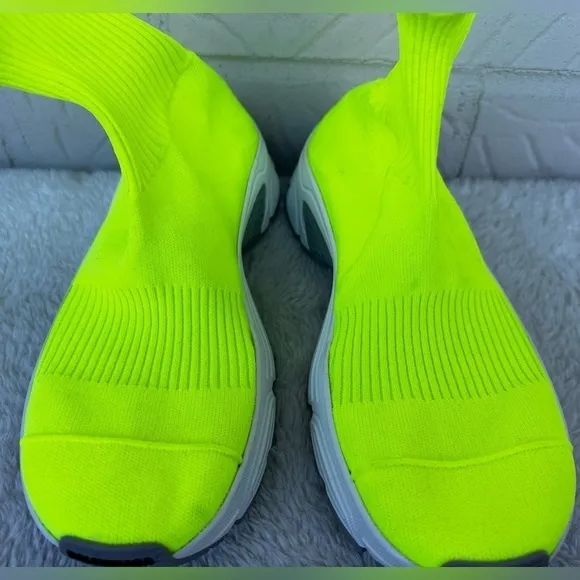 New Balenciaga Speed 3.0 Recycled Knit Neon Sneakers Size 37