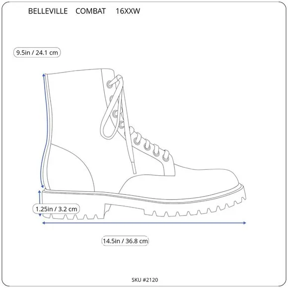 New Belleville Mns 03-D-0322 Goretex Desert Tan Lace Military Combat Boots 16XXW