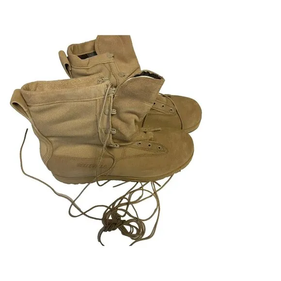 New Belleville Mns 03-D-0322 Goretex Desert Tan Lace Military Combat Boots 16XXW
