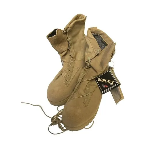 New Belleville Mns 03-D-0322 Goretex Desert Tan Lace Military Combat Boots 16XXW