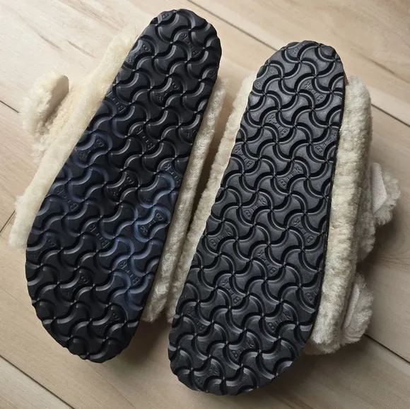 NEW Birkenstock Arizona Big Buckle Teddy/Shearling Sandals